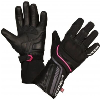 Modeka - Makari - Noir Rose - L - Gants - Publicité Modeka - Makari - Noir Rose - L - Gants - Publicité
