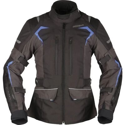 Modeka Veo Air Damen Motorrad Textiljacke - Schwarz - Sommer Belüftet Modeka Veo Air Damen Motorrad Textiljacke - Schwarz - Sommer Belüftet