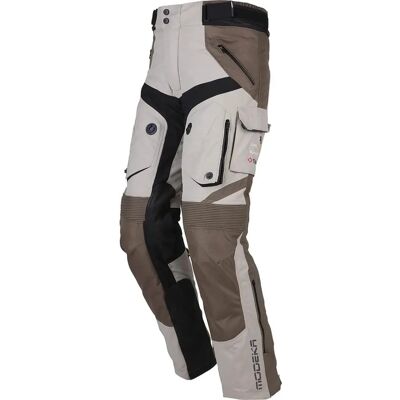 Modeka Panamericana II - Beigefarbene Motorradhose aus Textil - CE AA Schutz Modeka Panamericana II - Beigefarbene Motorradhose aus Textil - CE AA Schutz