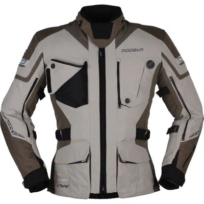 Veste textile moto Modeka Panamericana II - Imperméable, CE AA, Ventilation - Publicité Veste textile moto Modeka Panamericana II - Imperméable, CE AA, Ventilation - Publicité