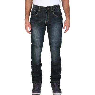 Modeka Glenn 2 Motorradhosen - Blau, Schlank Fit, Tapered - Motorradhosen Modeka Glenn 2 Motorradhosen - Blau, Schlank Fit, Tapered - Motorradhosen