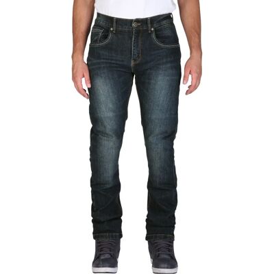 Modeka Glenn II Motorradhosen - Blau, 30, Kevlar, Tapered Fit Modeka Glenn II Motorradhosen - Blau, 30, Kevlar, Tapered Fit