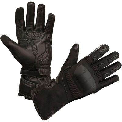 Modeka Black Ridge Motorradhandschuhe - Schwarz - M L - Unisex Modeka Black Ridge Motorradhandschuhe - Schwarz - M L - Unisex