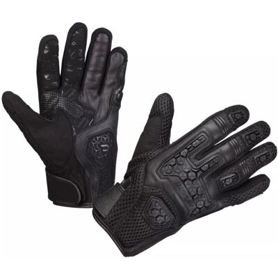 Gants de moto Modeka Dracon - Noir - M L - Publicité Gants de moto Modeka Dracon - Noir - M L - Publicité