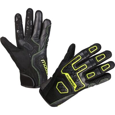 Modeka Dracon Motorradhandschuhe - Schwarz Gelb - 2XL - Unisex Modeka Dracon Motorradhandschuhe - Schwarz Gelb - 2XL - Unisex
