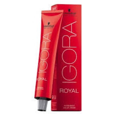 Schwarzkopf Igora Royal 1-1 Noir - Coloration Capillaire - Publicité Schwarzkopf Igora Royal 1-1 Noir - Coloration Capillaire - Publicité