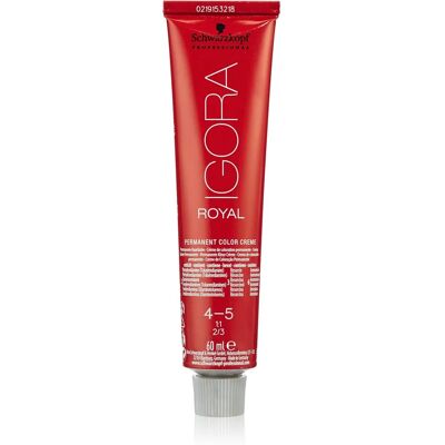 Schwarzkopf Igora Royal 4-5 - Coloration capillaire - Publicité Schwarzkopf Igora Royal 4-5 - Coloration capillaire - Publicité