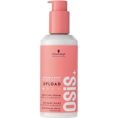 Crema de volumen Schwarzkopf Upload - Ligera, Control medio Crema de volumen Schwarzkopf Upload - Ligera, Control medio