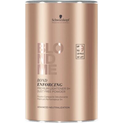 Schwarzkopf BlondMe Bond Enforcing Premium Lightener 9+ Powder - Hair Lightening Remedy Schwarzkopf BlondMe Bond Enforcing Premium Lightener 9+ Powder - Hair Lightening Remedy