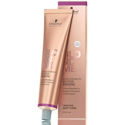Schwarzkopf Schwarzkopf BLONDME Deep Toning Nougat 60ml - Produits de Toning Capillaire - Publicité Schwarzkopf Schwarzkopf BLONDME Deep Toning Nougat 60ml - Produits de Toning Capillaire - Publicité