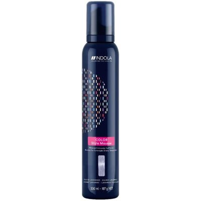 Indola Color Style Mousse - Silver Lavender 200ml - Hair Mousse Indola Color Style Mousse - Silver Lavender 200ml - Hair Mousse