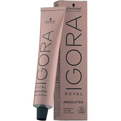 Schwarzkopf Igora Royal Absolutes 9-460 - Tinta per capelli - Biondo chiaro extra beige cioccolato naturale - Anti-eta permanente Schwarzkopf Igora Royal Absolutes 9-460 - Tinta per capelli - Biondo chiaro extra beige cioccolato naturale - Anti-eta permanente