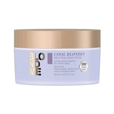 Schwarzkopf BlondMe Cool Blondes Masque Neutralisant - 200 ml - Publicité Schwarzkopf BlondMe Cool Blondes Masque Neutralisant - 200 ml - Publicité