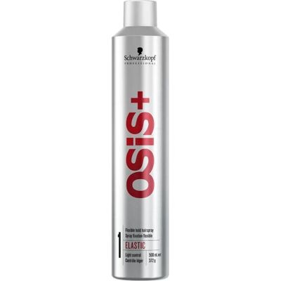 Fixatif flexible Schwarzkopf Osis Elastic - Produit capillaire - Publicité Fixatif flexible Schwarzkopf Osis Elastic - Produit capillaire - Publicité