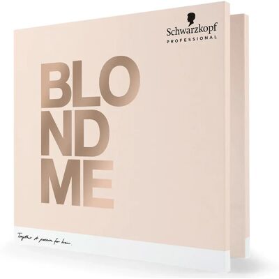 Schwarzkopf BLONDME Farbkarte - Haarkartenführer Schwarzkopf BLONDME Farbkarte - Haarkartenführer
