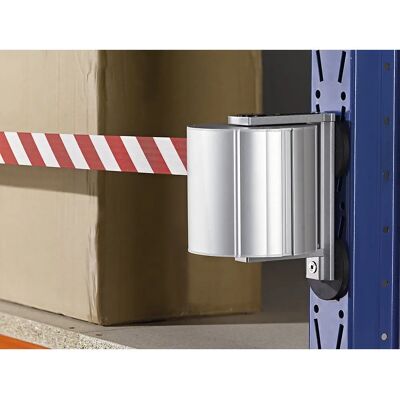 Valla con cinta magnética de aluminio Kaiserkraft - 50mm x 22m Valla con cinta magnética de aluminio Kaiserkraft - 50mm x 22m