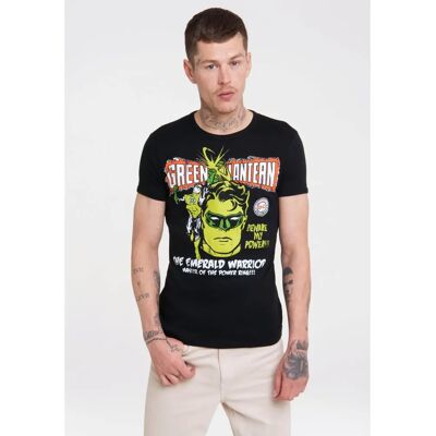 LOGOSHIRT Green Lantern Power Herren XL Schwarzes Baumwoll-T-Shirt - Casual LOGOSHIRT Green Lantern Power Herren XL Schwarzes Baumwoll-T-Shirt - Casual
