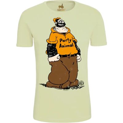 LOGOSHIRT Popeye – Brutus Party Animal Grün T-Shirt - Casual LOGOSHIRT Popeye – Brutus Party Animal Grün T-Shirt - Casual