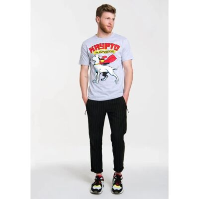 LOGOSHIRT Krypto Superdog T-Shirt - Lässig, Retro-Comics-Stil LOGOSHIRT Krypto Superdog T-Shirt - Lässig, Retro-Comics-Stil