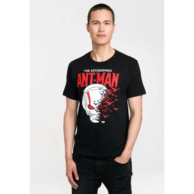 LOGOSHIRT Ant-Man Marvel Comics T-Shirt - schwarz, casual, großer Druck LOGOSHIRT Ant-Man Marvel Comics T-Shirt - schwarz, casual, großer Druck