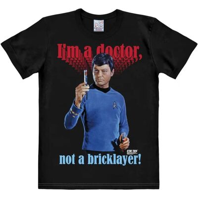 Logoshirt Doktor McCoy T-Shirt - Star Trek Retro Druck Casual Logoshirt Doktor McCoy T-Shirt - Star Trek Retro Druck Casual