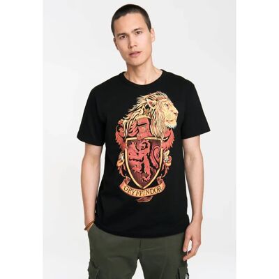 LOGOSHIRT Harry Potter Gryffindor Logo T-Shirt - Casual LOGOSHIRT Harry Potter Gryffindor Logo T-Shirt - Casual