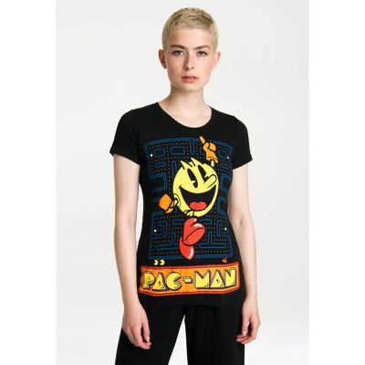 LOGOSHIRT Pac-Man - Jumping Damen T-Shirt - XS LOGOSHIRT Pac-Man - Jumping Damen T-Shirt - XS