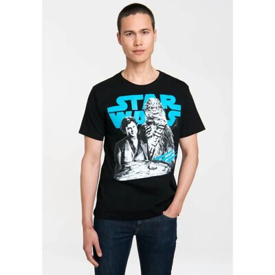 LOGOSHIRT Star Wars Han Solo & Chewbacca T-Shirt - Casual LOGOSHIRT Star Wars Han Solo & Chewbacca T-Shirt - Casual