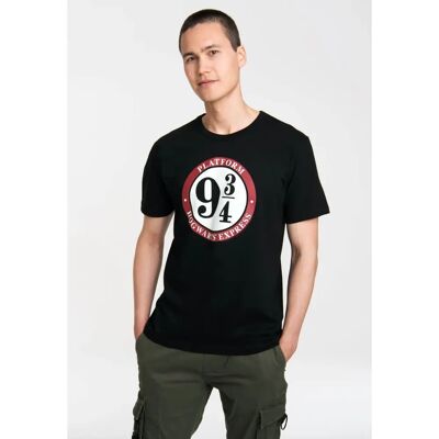 LOGOSHIRT Harry Potter Plattform 9 3/4 T-Shirt - Baumwolle LOGOSHIRT Harry Potter Plattform 9 3/4 T-Shirt - Baumwolle