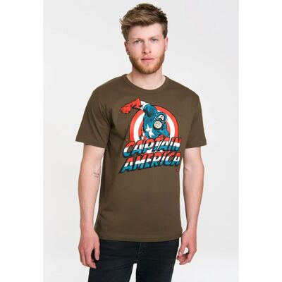 LOGOSHIRT Marvel Comics T-Shirt - Casual, Grün, Modell XXXL LOGOSHIRT Marvel Comics T-Shirt - Casual, Grün, Modell XXXL