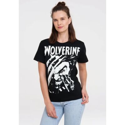 LOGOSHIRT Wolverine Marvel T-Shirt - Lizenziertes Retro-Design LOGOSHIRT Wolverine Marvel T-Shirt - Lizenziertes Retro-Design