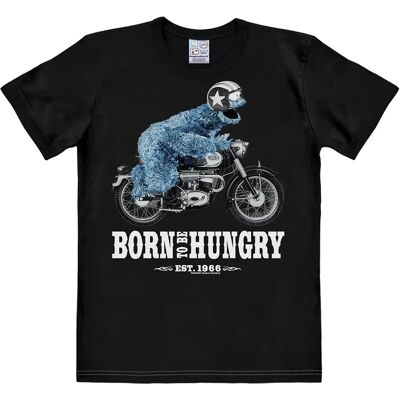LOGOSHIRT Sesamstraße Krümelmonster Motorrad T-Shirt - Lässig LOGOSHIRT Sesamstraße Krümelmonster Motorrad T-Shirt - Lässig