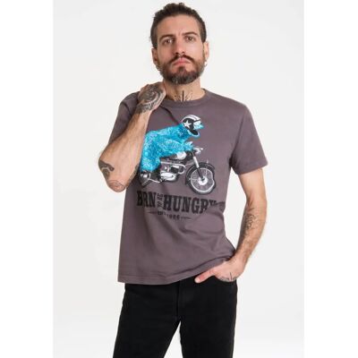 LOGOSHIRT Sesame Street Krümelmonster T-Shirt - Lässig Unisex LOGOSHIRT Sesame Street Krümelmonster T-Shirt - Lässig Unisex