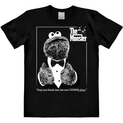 LOGOSHIRT Sesame Street Krümelmonster Pate T-Shirt - Lässig, Kurzarm, Unisex LOGOSHIRT Sesame Street Krümelmonster Pate T-Shirt - Lässig, Kurzarm, Unisex