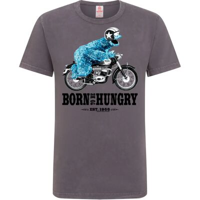LOGOSHIRT Sesamstrasse Krümelmonster Motorrad T-Shirt - T-Shirt LOGOSHIRT Sesamstrasse Krümelmonster Motorrad T-Shirt - T-Shirt