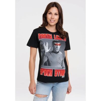 LOGOSHIRT Star Trek Spock T-Shirt - Casual, Schwarz, 100% Baumwolle LOGOSHIRT Star Trek Spock T-Shirt - Casual, Schwarz, 100% Baumwolle