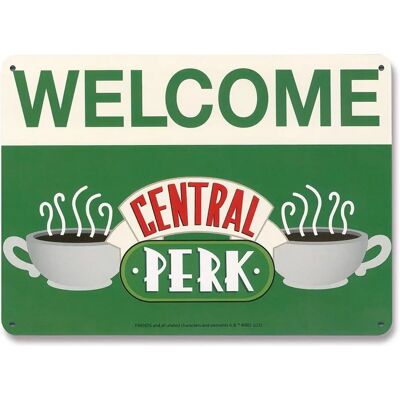 Logoshirt Friends Central Perk Üdvözlő fém tábla - 15x21cm Logoshirt Friends Central Perk Üdvözlő fém tábla - 15x21cm