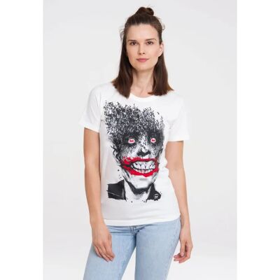 LOGOSHIRT Joker Bats Weiß Damen T-Shirt - Casual LOGOSHIRT Joker Bats Weiß Damen T-Shirt - Casual