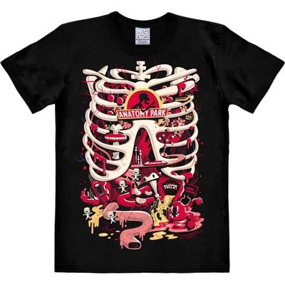 LOGOSHIRT Rick & Morty - Anatomy Park T-Shirt - Schwarz - Casual LOGOSHIRT Rick & Morty - Anatomy Park T-Shirt - Schwarz - Casual