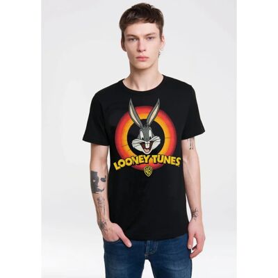 LOGOSHIRT Bugs Bunny Logo T-Shirt - Casual, Retro, Unisex LOGOSHIRT Bugs Bunny Logo T-Shirt - Casual, Retro, Unisex