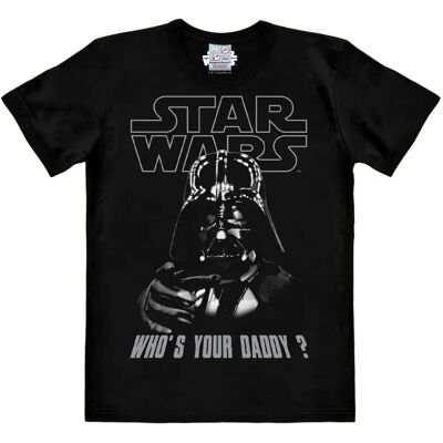 LOGOSHIRT Star Wars Qui Est Ton Papa T-Shirt - Casual, Noir - Publicité LOGOSHIRT Star Wars Qui Est Ton Papa T-Shirt - Casual, Noir - Publicité