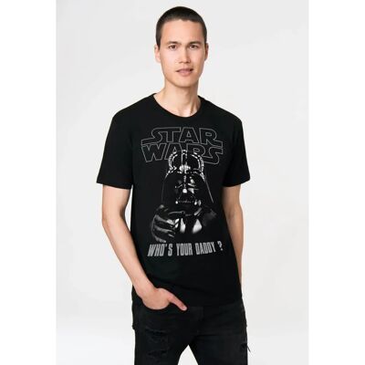 LOGOSHIRT - Star Wars Wer Ist Dein Vater - Schwarz - 5XL - T-Shirt LOGOSHIRT - Star Wars Wer Ist Dein Vater - Schwarz - 5XL - T-Shirt