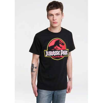 LOGOSHIRT Jurassic Park Logo Schwarz XXXL T-Shirt LOGOSHIRT Jurassic Park Logo Schwarz XXXL T-Shirt