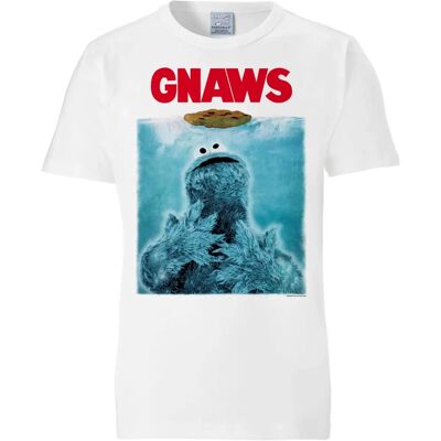 LOGOSHIRT Sesamstraße Krümelmonster T-Shirt - Casual Unisex LOGOSHIRT Sesamstraße Krümelmonster T-Shirt - Casual Unisex
