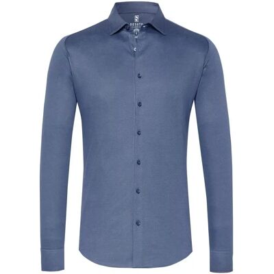 Desoto Kent Blue Melange Non Iron Shirt - Shirt Desoto Kent Blue Melange Non Iron Shirt - Shirt