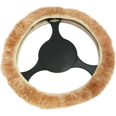 IWH Lammfell Lenkradbezug - 35-41 cm - Beige - Lenkradbezug IWH Lammfell Lenkradbezug - 35-41 cm - Beige - Lenkradbezug