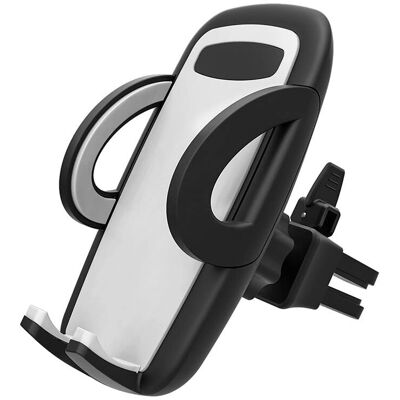 IWH 019260 Ventilation grille phone holder - 360° swivel, black IWH 019260 Ventilation grille phone holder - 360° swivel, black