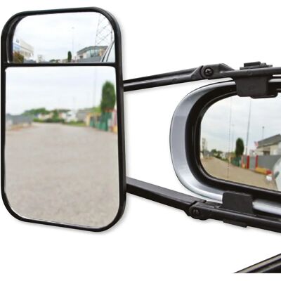 IWH Caravanspiegel XL Duo - Universeel met dode hoek IWH Caravanspiegel XL Duo - Universeel met dode hoek