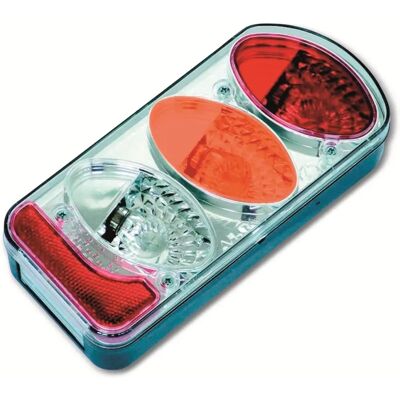 IWH Trailer Light 41130 - Right Side, 5 Functions, Without Bulbs IWH Trailer Light 41130 - Right Side, 5 Functions, Without Bulbs