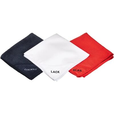 Iwh Mikrofiberklud Sæt 3 stk - 40x30cm - Mikrofasertuch Set Iwh Mikrofiberklud Sæt 3 stk - 40x30cm - Mikrofasertuch Set